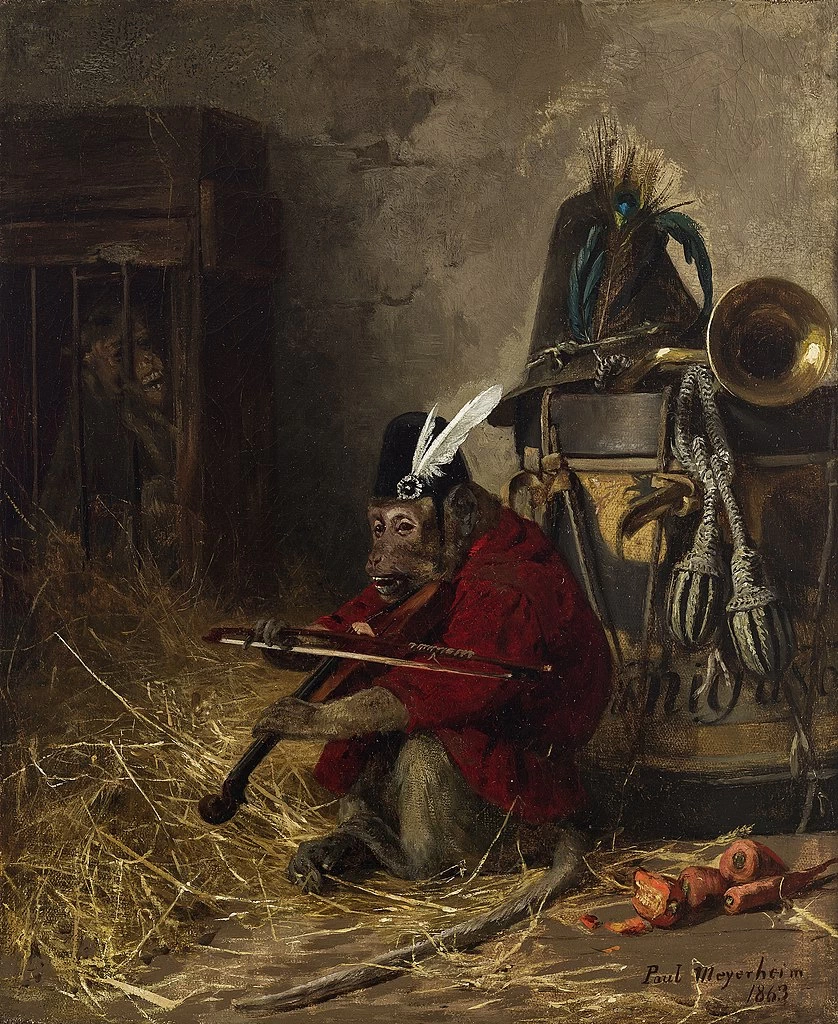 Scimmia violinista